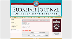 Desktop Screenshot of eurasianjvetsci.org